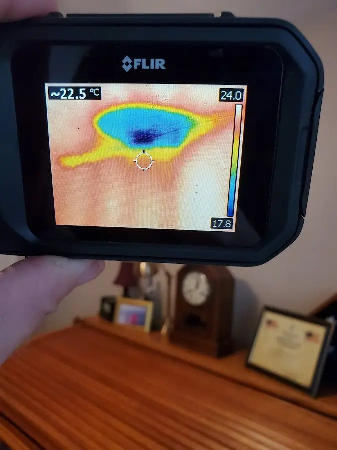 Thermal imaging inspection for water damage in Chino